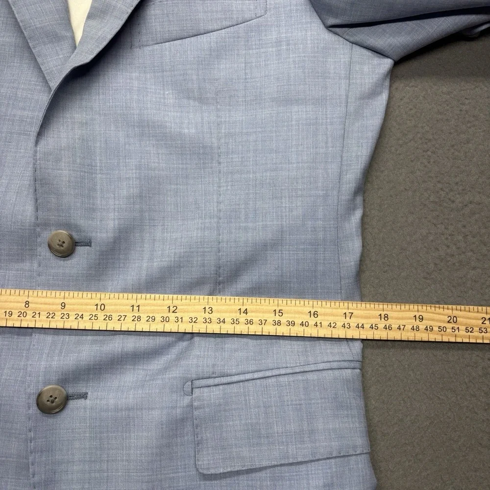 SUITSUPPLY Lazio Single Breasted Slim‎ Fit Sport Coat Angelico Wool Mens US 38R